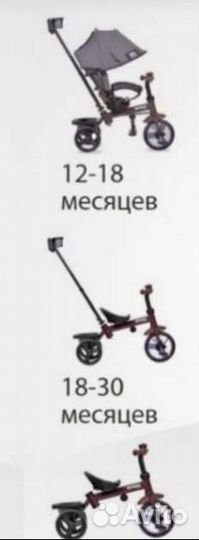 Детский велосипед с родительской ручкой