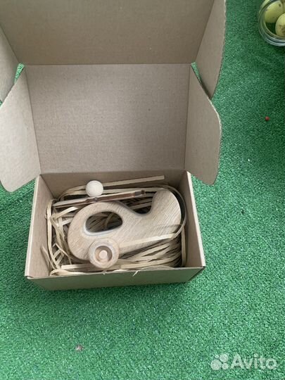 Развивающие игрушки. Деревяный вертолет на подарок