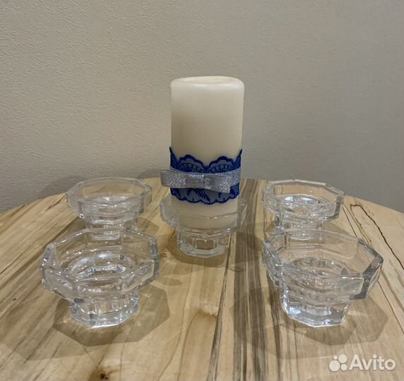 Подсвечник стекло
