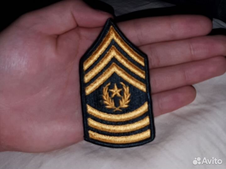 Винтажные нашивки армии США штаб-сержант