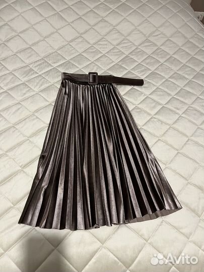 Юбка плиссе миди