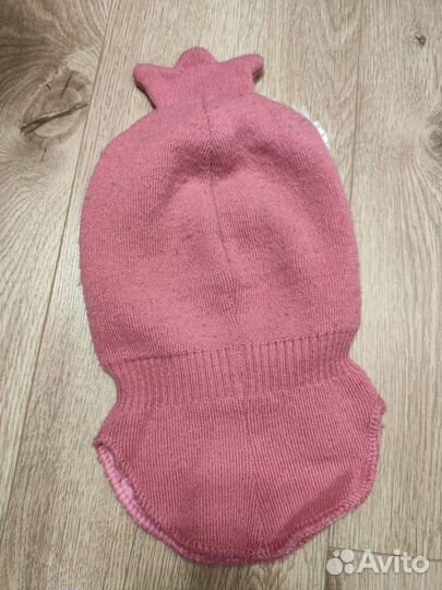 Шапка шлем на годик 42 44