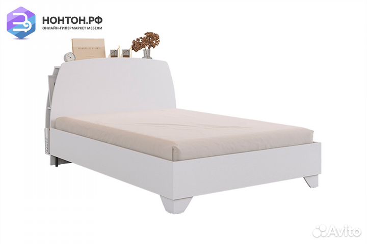 Кровать Виктория -1 белое дерево