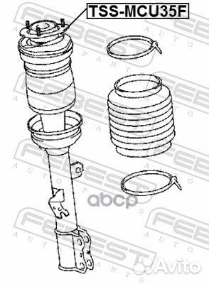 Опора амортизатора lexus RX300/330/350 03-09 пе