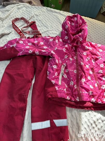Зимний комплект reima 110 куртка и полукомбинезон