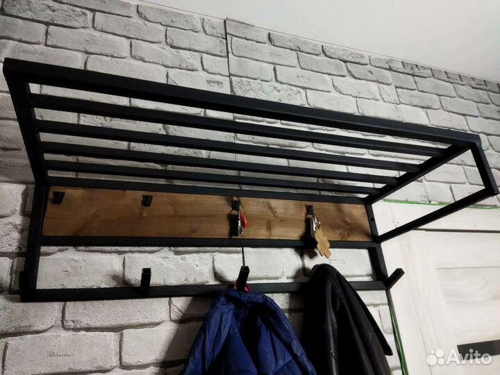 Вешалка для одежды loft, Лофт прихожая