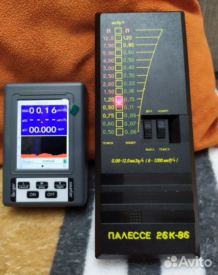 Дозиметр радиации Счетчик Гейгера BR-9b