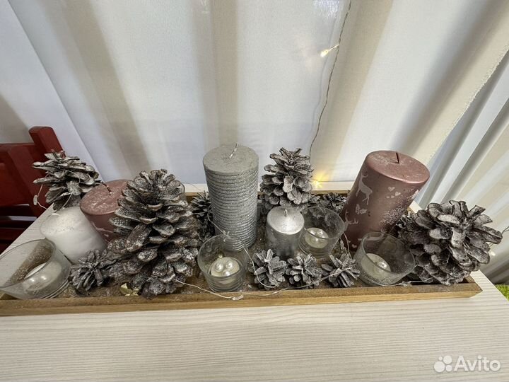 Новогодний декор, декор для стола