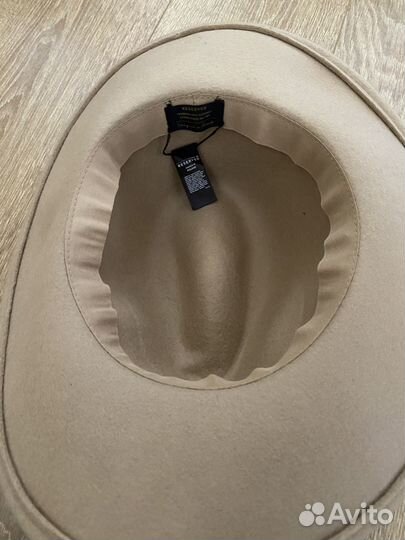 Шляпа женская бежевая и серая