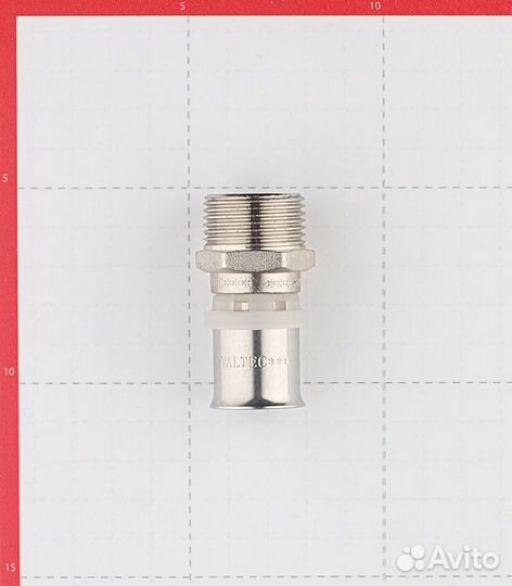 Соединитель прямой valtec (VTm.201.N.002005) 20(пресс) х 3/4 нр(ш)