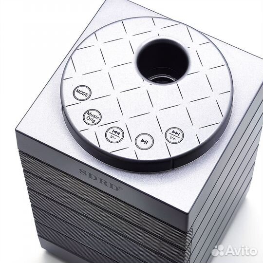 Караоке система sdrd SD-128 серая, 2 микрофона