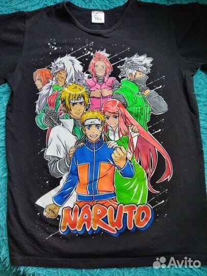 Футболка с принтом Naruto