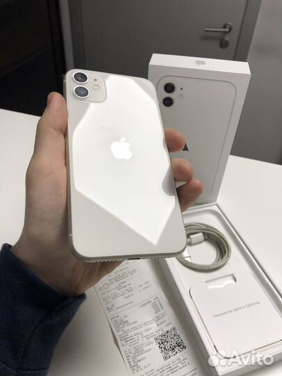 iPhone 11 128gb белый идеал