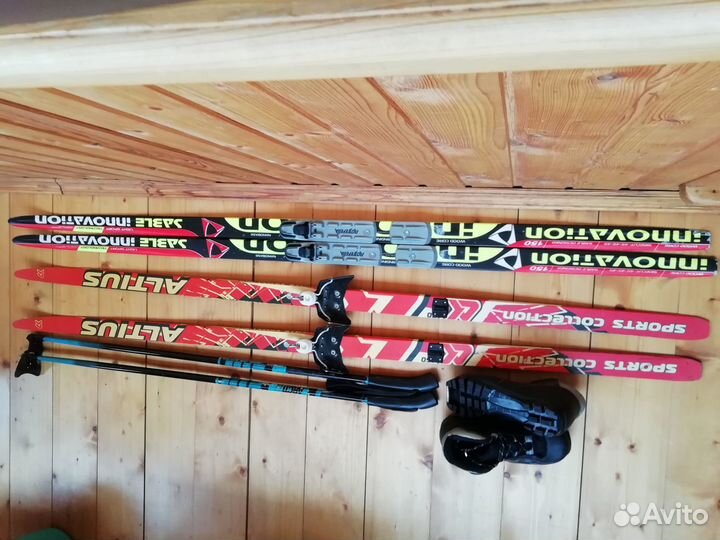 Лыжи беговые детские 150 с ботинками