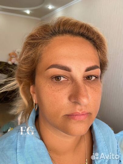 Перманентный макияж бровей