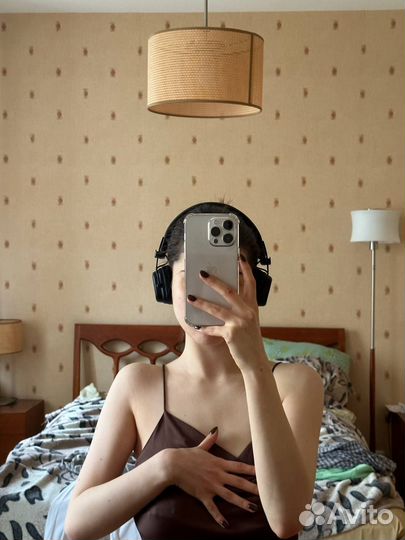 Платье мини из атласа Lime