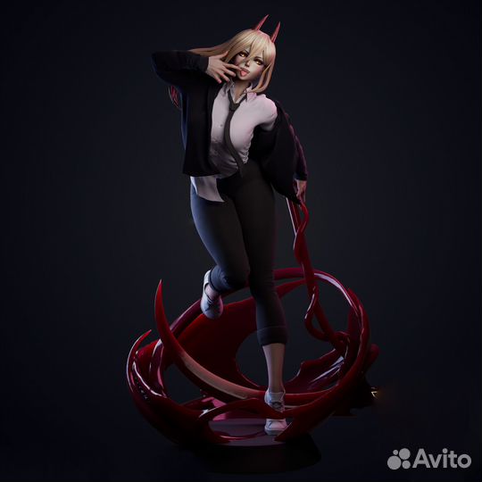 Аниме фигурки человек бензопила Пауэр