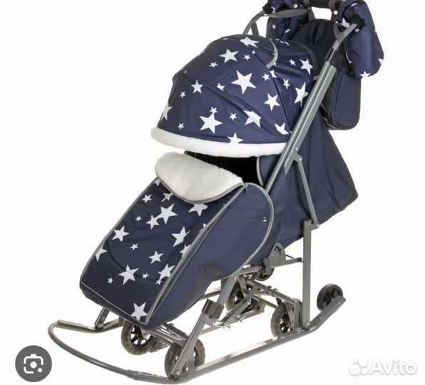 Детские санки коляска бу