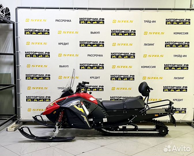 Снегоход Stels S200L Капитан (Красный)