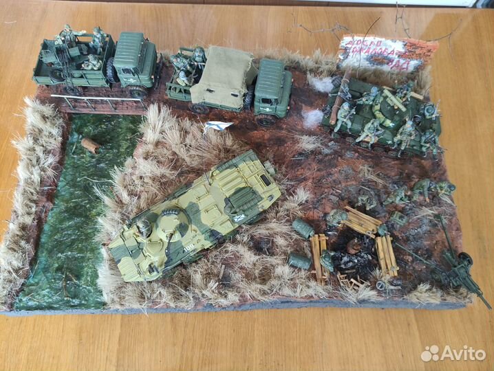 Диорама ручной работы