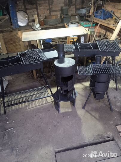 Мангалы,коптильни,буржуйки