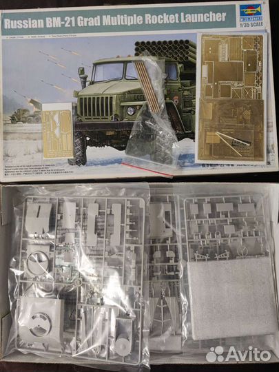 Сборная модель BM-21 Grad Trumpeter 1/35