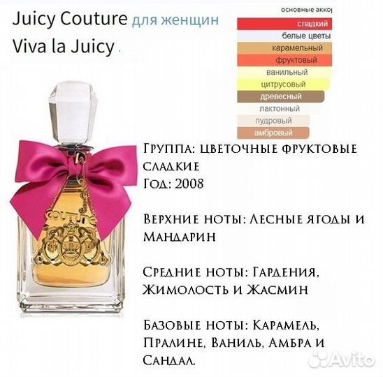 Juicy coutur Viva La Juicy, духи высокой концентр