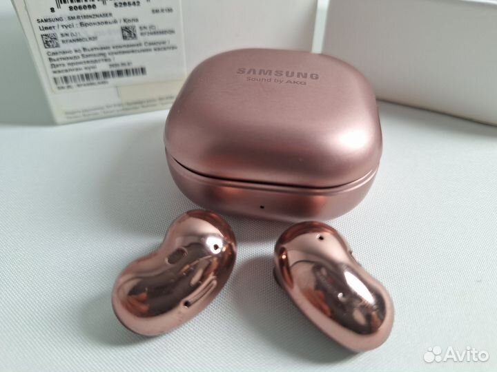 Samsung galaxy buds live бронза