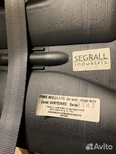 Автокресло Inglesina Prime Miglia - красный