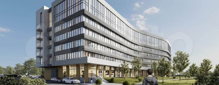 1-к. апартаменты, 47,6 м², 2/6 эт.