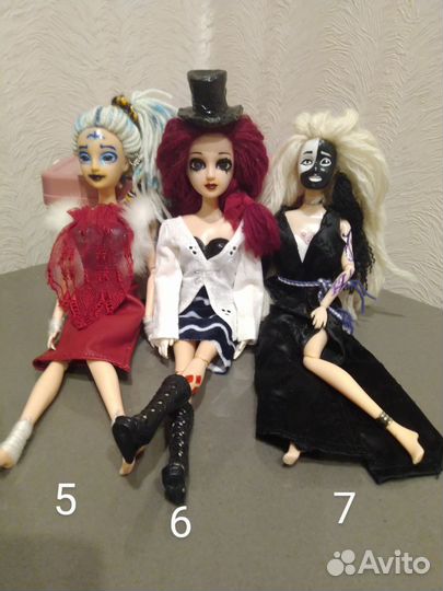 Кукла барби,Кен, Монстер хай и др