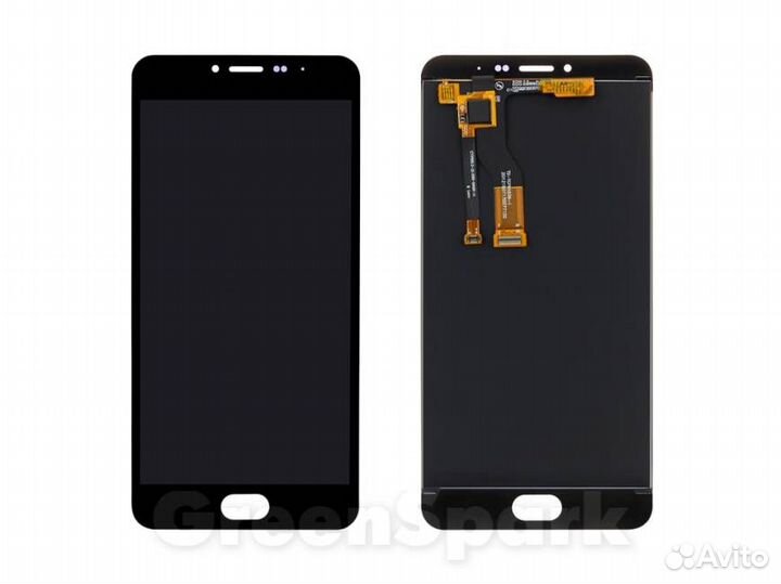 Дисплей для Meizu M3 Note M681H +тач черный