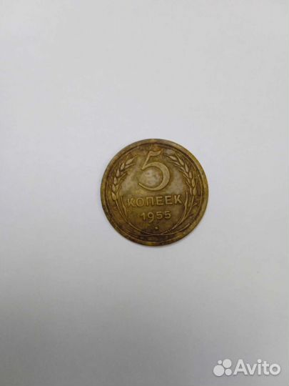 5 копеек 1955года