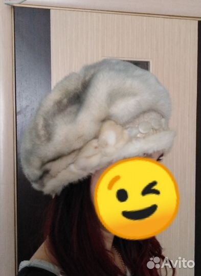 Норковый берет