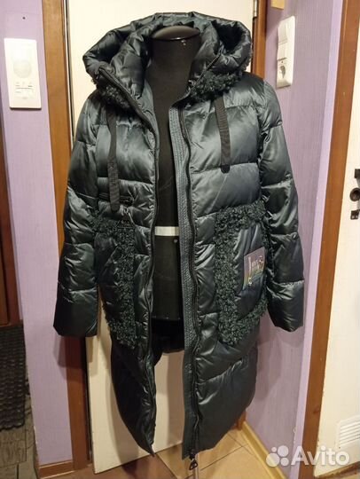 Пуховик зимний женский 48 50 новый