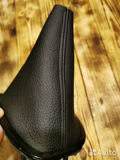 Перетяжка ручек кпп и руля из натуральной кожи