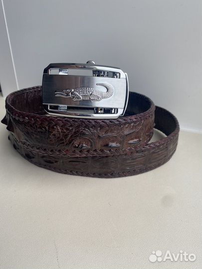 Ремень из кожи крокодила