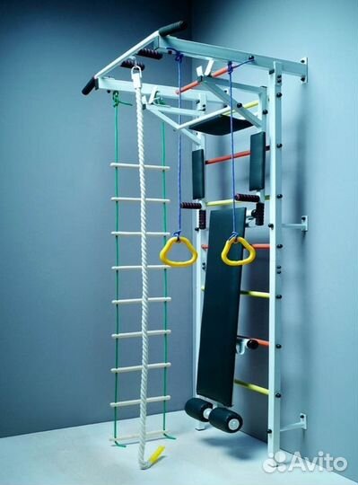 Шведская стенка новая + турник брусья скамья