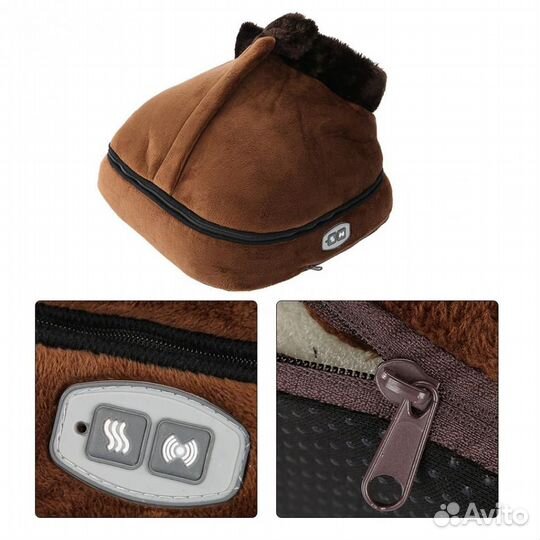 Массажёр для ног Wellneo домашнее тепло 2 в 1