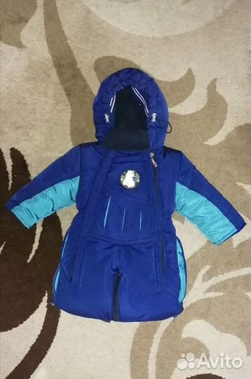 Комбинезон зимний 0-6 мес