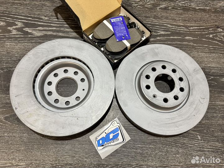 Диски колодки на переднюю ось 314/30 MQB