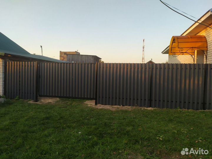 Откатные, распашные ворота под ключ