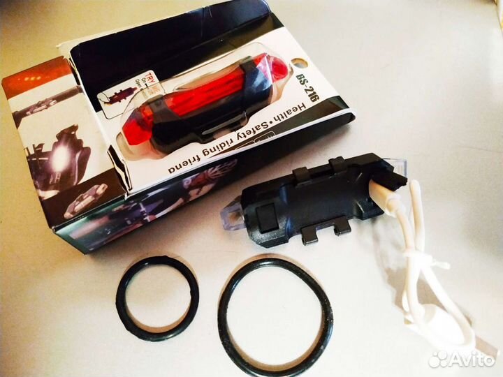 Фонари для Велосипеда Задние Красные Передние Бел