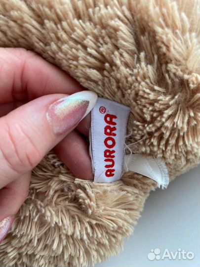 Плюшевый медведь бренд Aurora