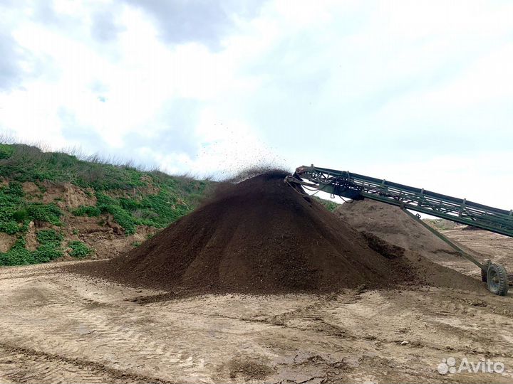 Газонная просеянная земля - от 5 м3 фр. 2-6 мм