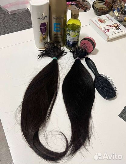 Волосы для наращивания натуральные бу