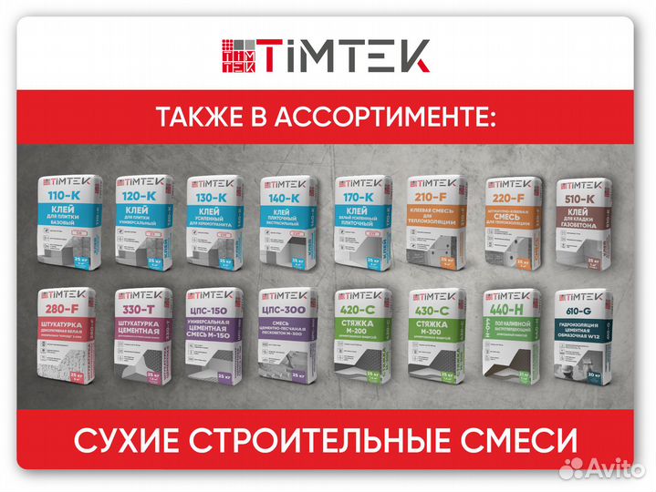 Грунт бетоноконтакт адгезионный TimTek720, 7 кг