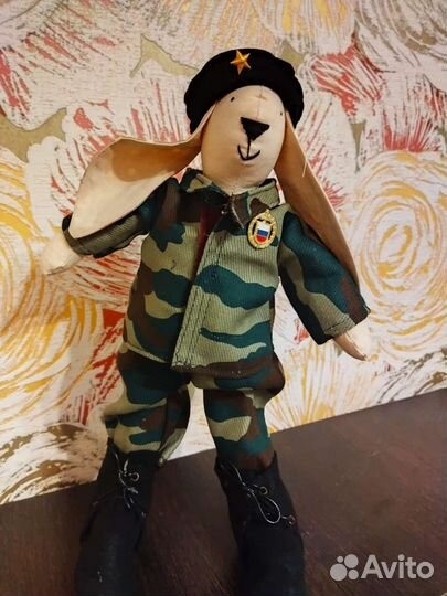 Заяц Тильда -подарок на 23 февраля