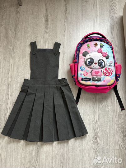 Сарафан marks spencer и рюкзак для девочки