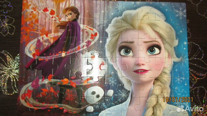 Пазлы Холодное сердце